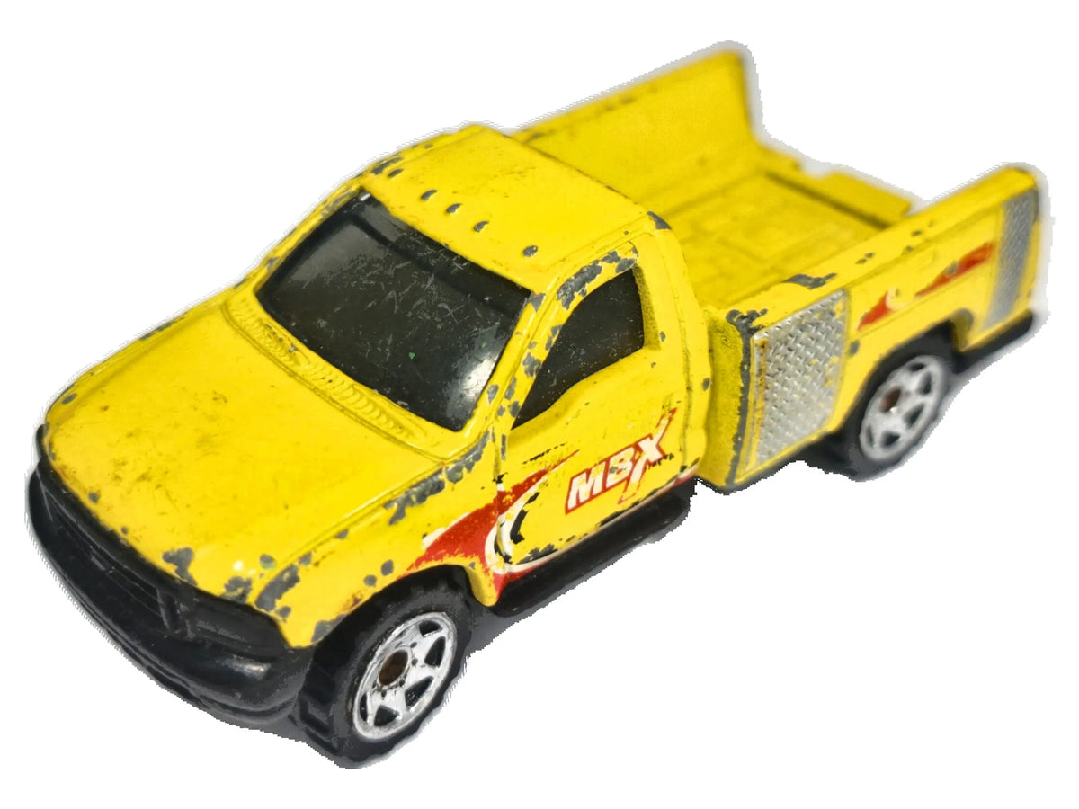 FORD DUMP TRUCK MBX, Hot Wheels 1999, Die cast 6055, Żółty, 1:64, Resoraki