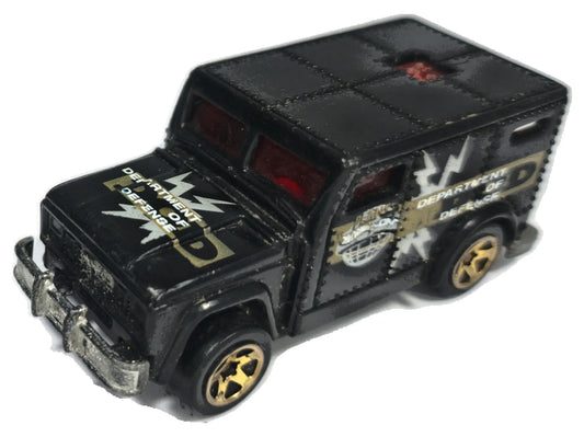 Hummer H1 Hot Wheels 1996 1:64 Samochód terenowy Luzak Czarny Wojsko