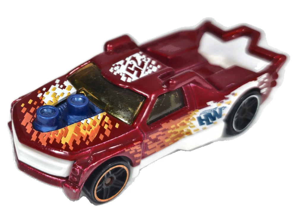 Fig Rig Hot Wheels 2012 HW CITY 1:64 Luzak Bordowy