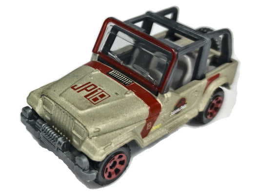 Jeep Wrangler Matchbox 2017 Jurassic Park / Jurassic World 1:64 JP Luzak