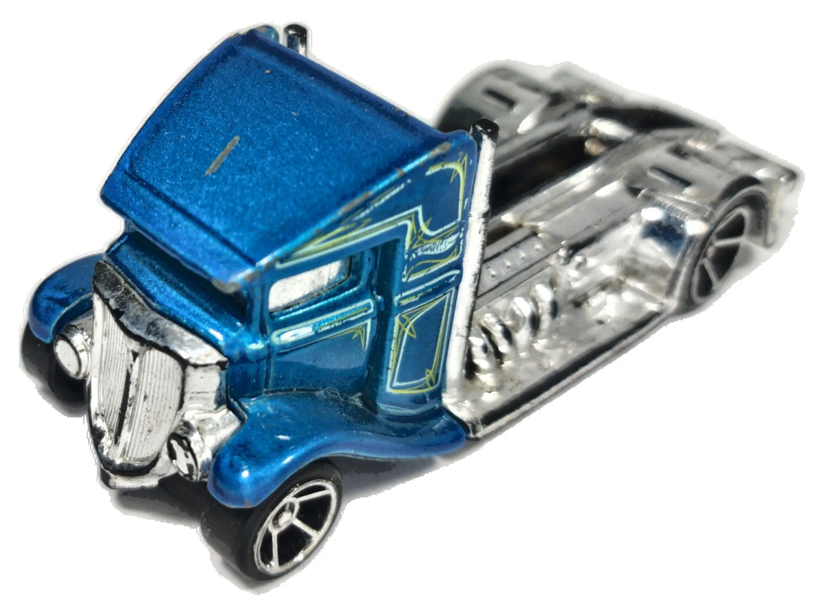 Fast-Bed Hauler Hot Wheels 2013 1:64 Luzak Niebieski