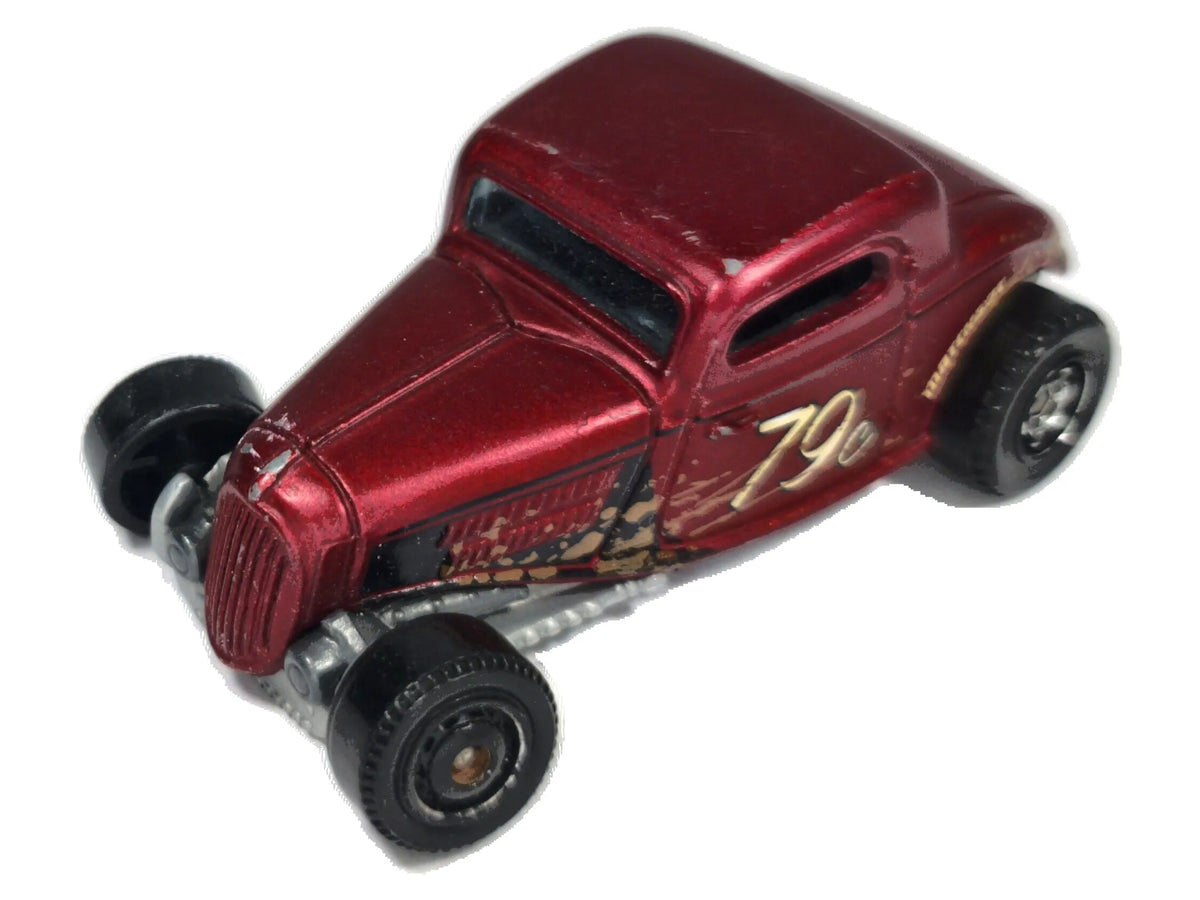 1933 Ford Coupe Matchbox 2017 1:64 Hot Rod 70 Luzak Czerwony