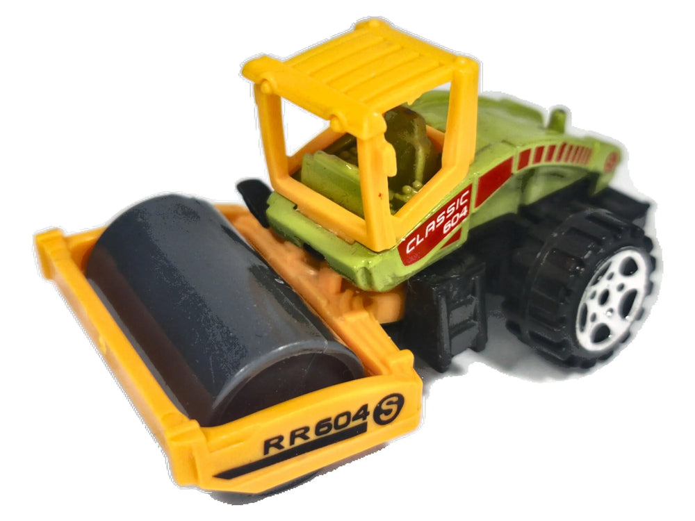 ROAD ROLLER Classic 604, Walec drogowy, Die cast SRR604 Żółty 1:64 Resoraki