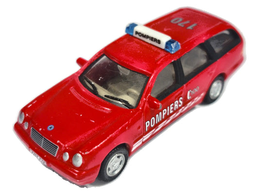 MERCEDES-BENZ E-CLASS KOMBI LIVERY 'POMPIERS', Hongwell, Czerwony, 1:68