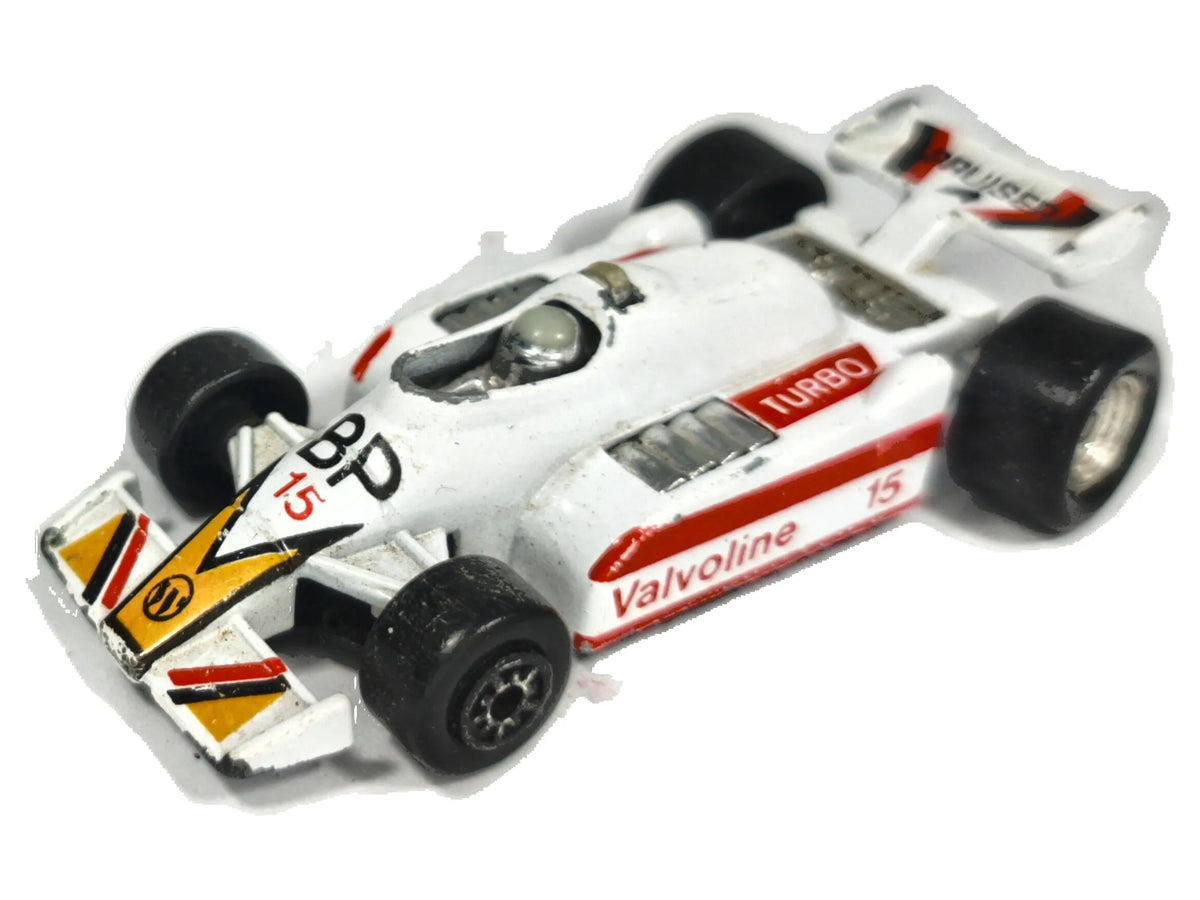 Formuła 1 MC Toy Juniors 1:64 Bolid F1 Valvoline BP Turbo / Bruiser Luzak
