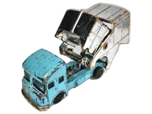 Śmieciarka REFUSE VAN Husky '60 Błękitny 1:56 Made in Gt Britain