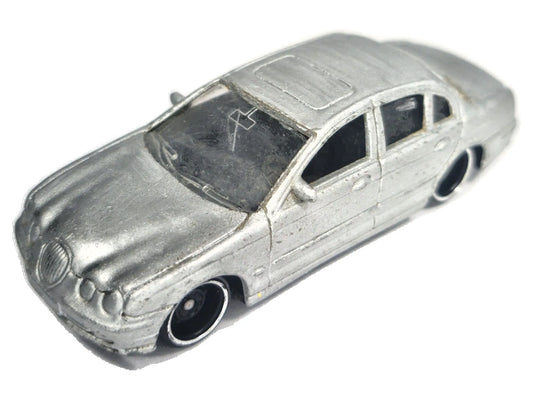 JAGUAR S-TYPE, Welly, Die cast No.2035, Srebrny, 1:60, Resoraki
