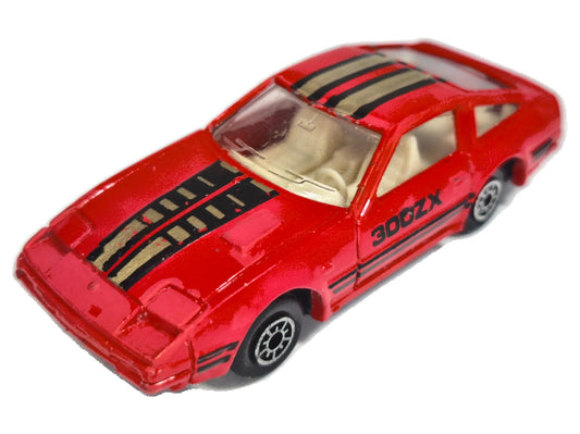 NISSAN 300ZX, McToy, Die cast, Czerwony, 1:64, Resoraki