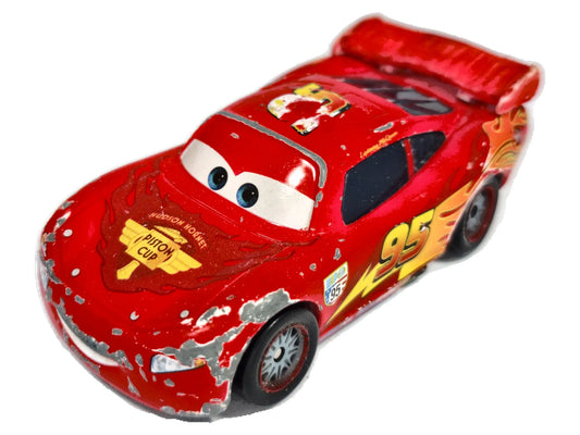 Lightning Mcqueen ZygZak Auta Disney/Pixar Czerwony 1:55
