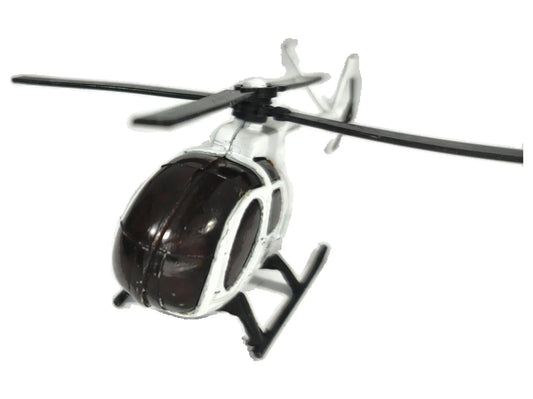 Śmigłowiec Cywilny (Styl Hughes/Md 500) 1:111 Helikopter Biały Pasażerski