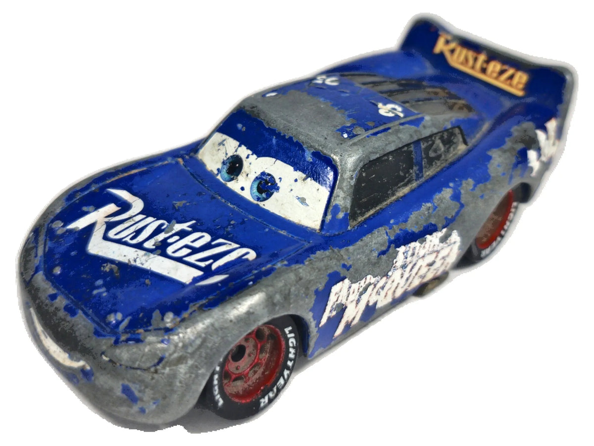 ZYGZAK MCQUEEN Z FILMU AUTA, Disney, Die cast, Niebieski,, 1:55, Resoraki