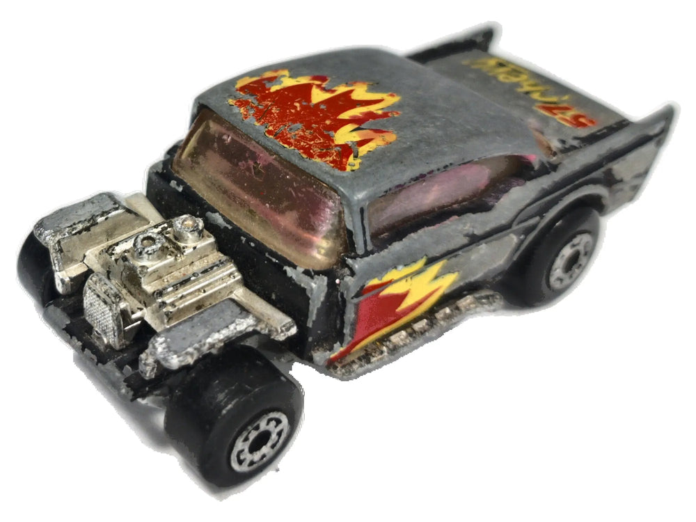 '57 Chevy Matchbox 1979 Superfast 1:64 Hot Rod Luzak Czarny