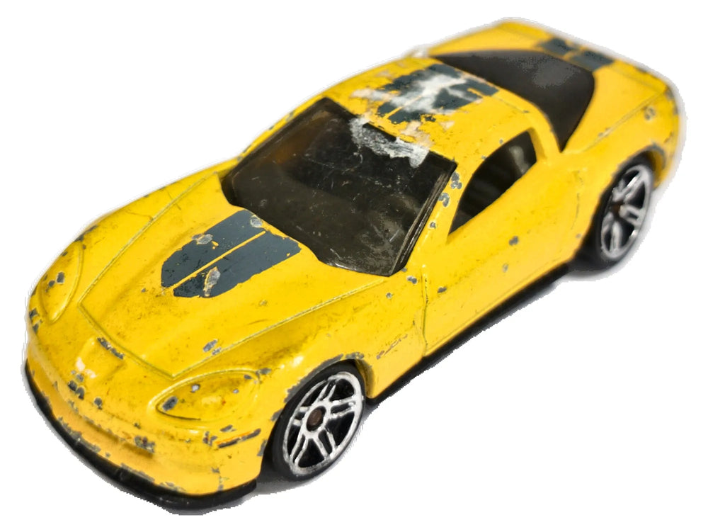 '12 CORVETTE Z06 Hot Wheels 2012 Żółty 1:64