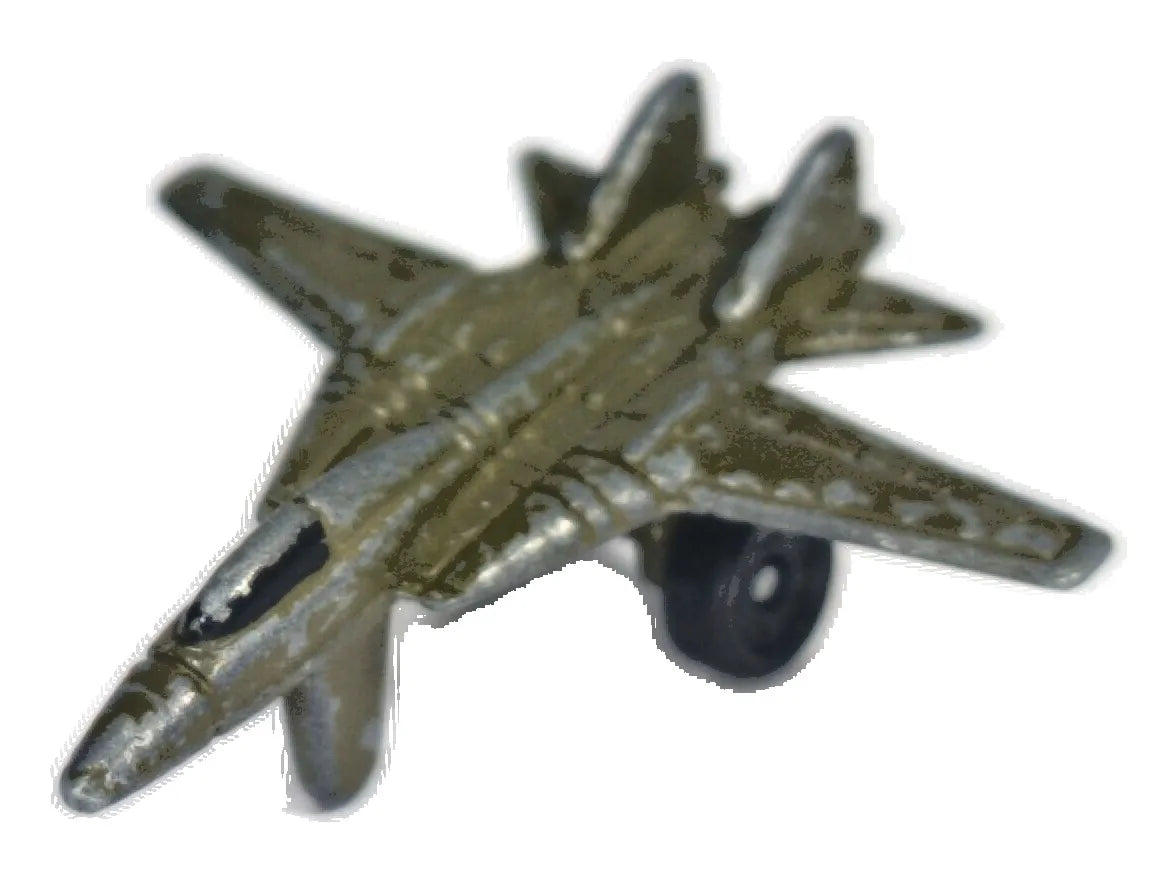 MIKOJAN MIG-29 FULCRUM, Unbranded Ok 1990, Die cast, Zielony 1:450 Resoraki