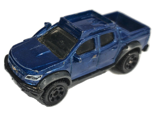 Chevrolet Colorado Matchbox 2017 1:72 Pickup Luzak Niebieski
