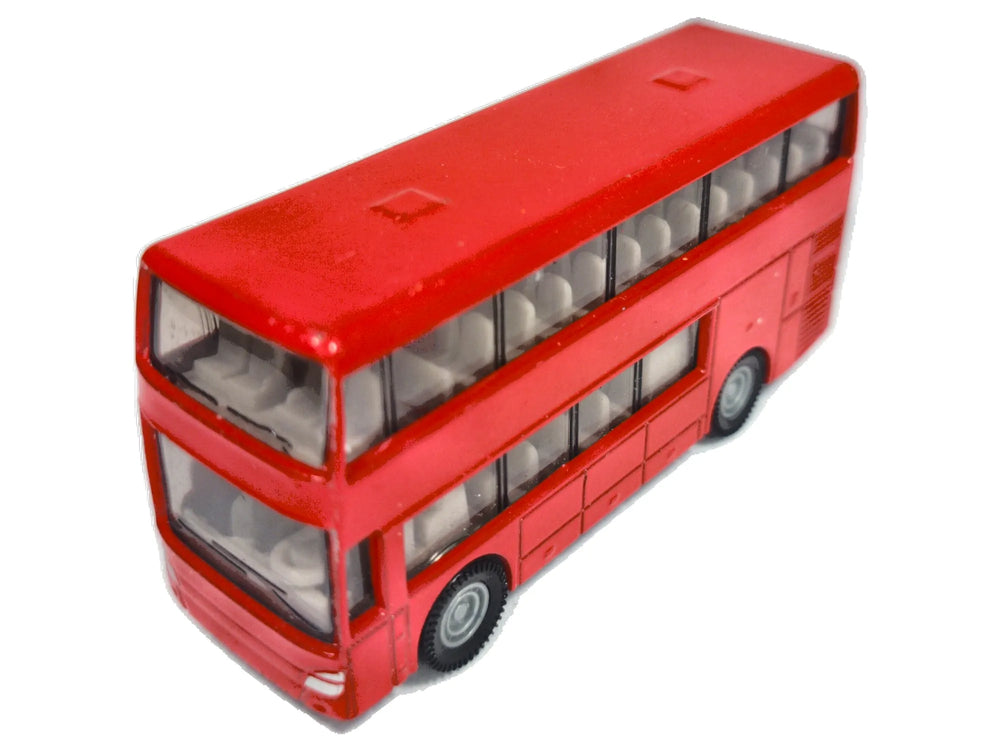 LONDON BUS, AUTOBUS PIĘTROWY, Siku, Die cast SD16116, Czerwony, 1:110