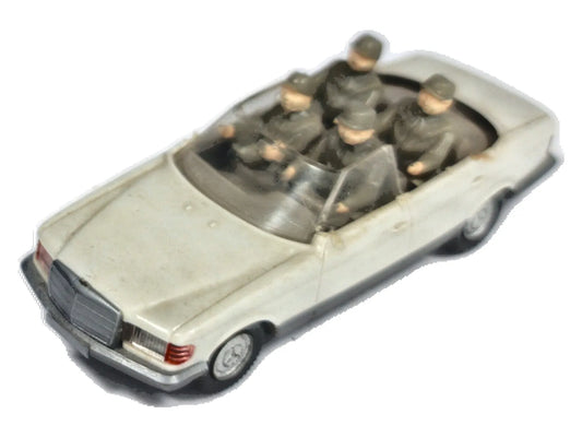 Mercedes-Benz W116 S '70 350 Wiking '80 1:72 Made in Germany Luzak Beżowy
