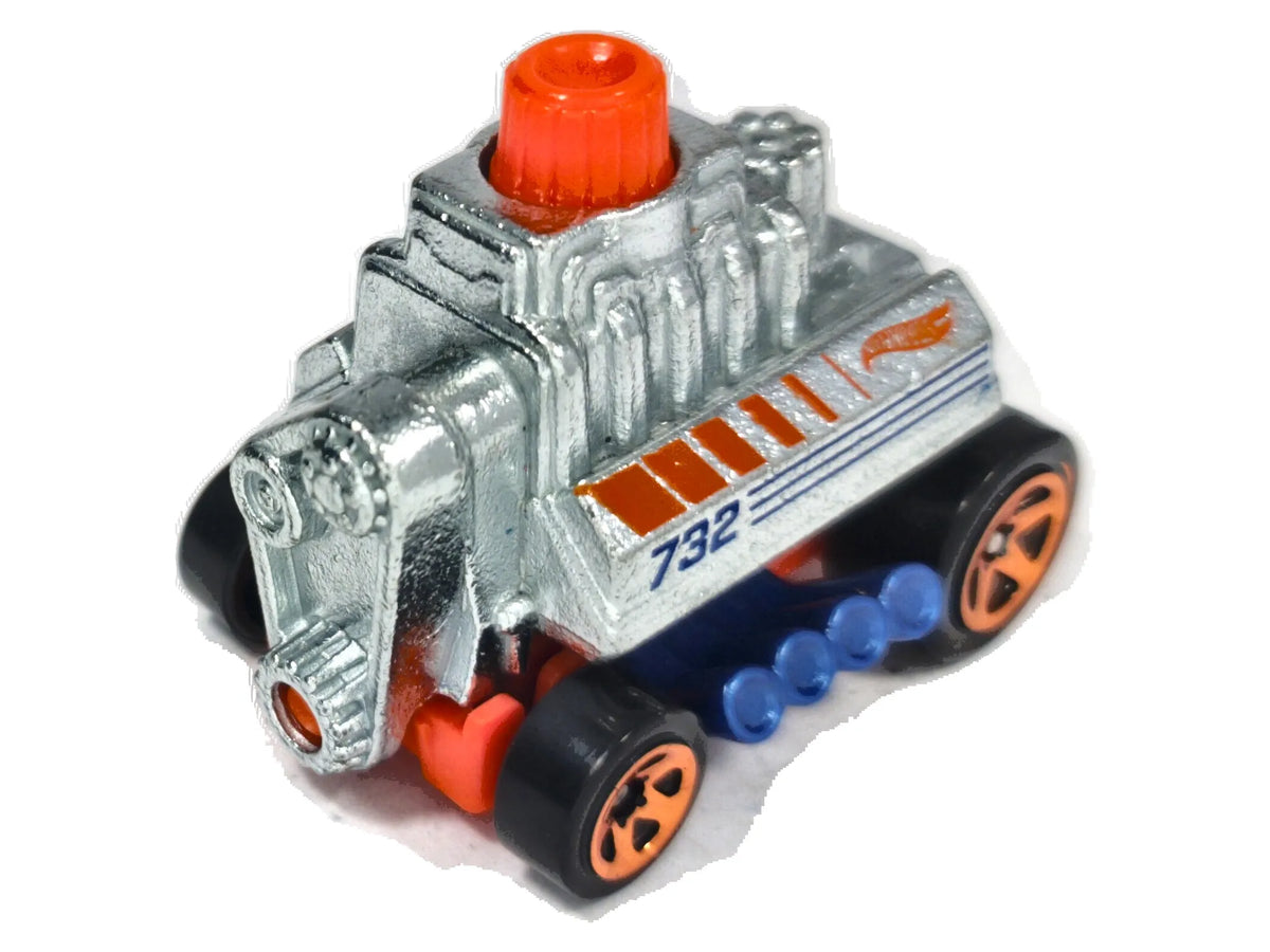 Click Shift Hot Wheels 1:64 Ciężarówka 732 Luzak Srebrny Straż pożarna