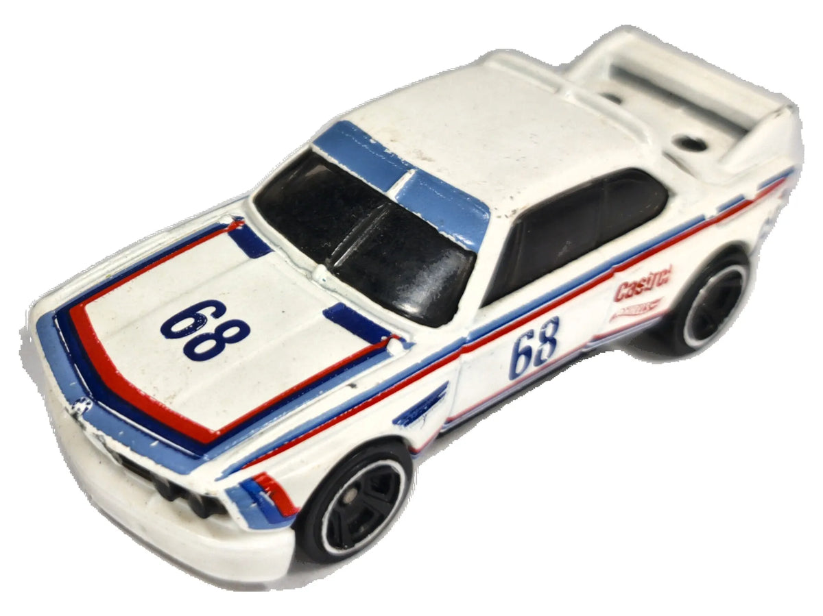 1973 BMW 3.0 CSL RACE CAR Mainline Hot Wheels 2016 Biały 1:64