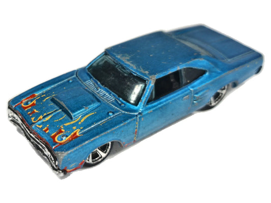 Dodge Charger 500 Hot Wheels 1:64 Luzak Niebieski Muscle Car