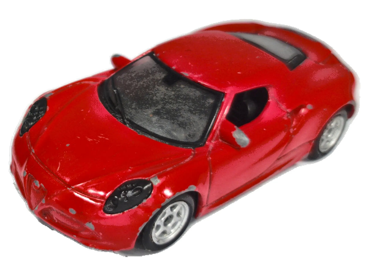 Alfa Romeo 4C Welly 1:64 Luzak Czerwony