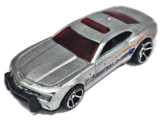'10 CHEVROLET CAMARO SS POLICE, Hot Wheels 2015 Die cast T9579 Srebrny 1:64