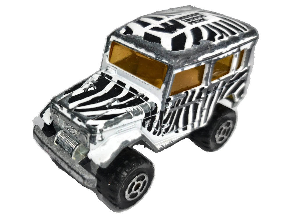 4X4 TOYOTA LAND CRUISER Majorette '70 Zebra 1:53 Made in France