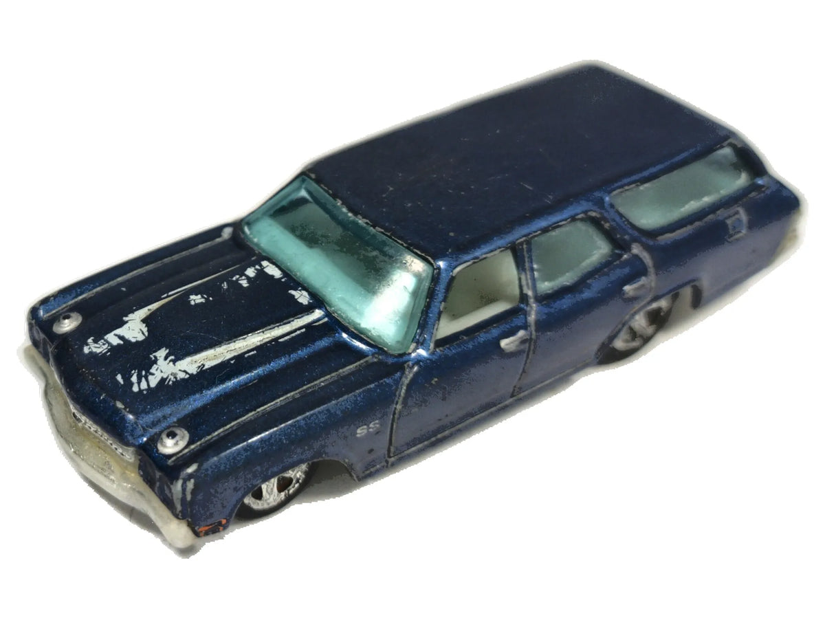 '70 Chevelle Ss Wagon Hot Wheels 2007 New Models 1:64 Luzak Niebieski