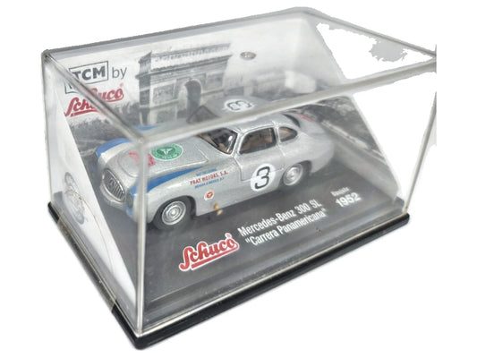 Mercedes-Benz 300 SL Carrera Panamericana 1952 Schuco Srebrny 1:72