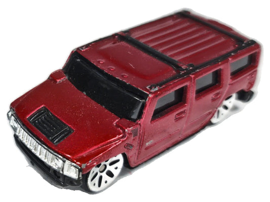 Hummer H2 Maisto 1:64 Czerwony Samochód osobowy