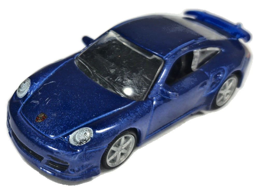Porsche 911 Turbo Bburago 1:53 Luzak Niebieski