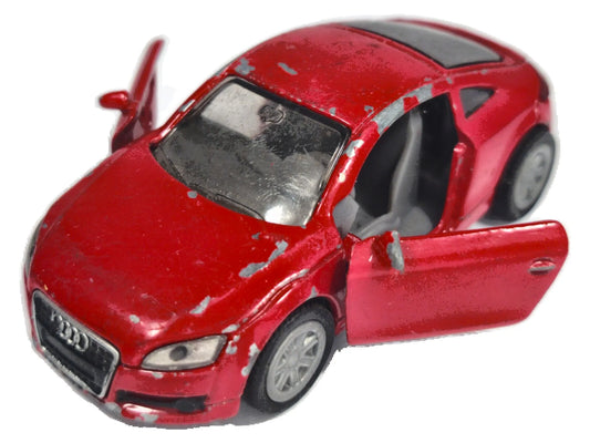 AUDI TT 3.2 QUATTRO, Siku, Die cast 1428, Czerwony, 1:55, Resoraki