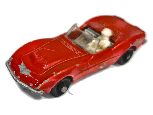 CORVETTE CABRIO TUF-TOTS Lone Star '60 Czerwony 1:87 Made in England