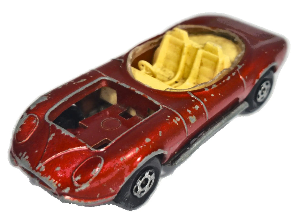 HOT ROD DRAGUAR, Matchbox 1970, Made in England, Die cast 36, Czerwony