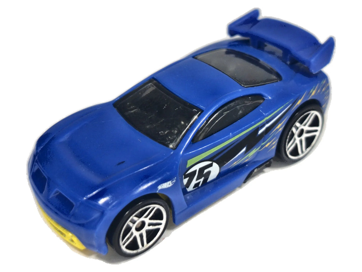 POWER RAGE, Hot Wheels, Die cast N44, Niebieski, 1:64, Resoraki