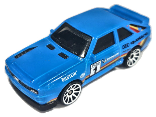 ’84 AUDI SPORT QUATTRO, Hot Wheels 2018, Die cast FMG04, Niebieski, 1:64