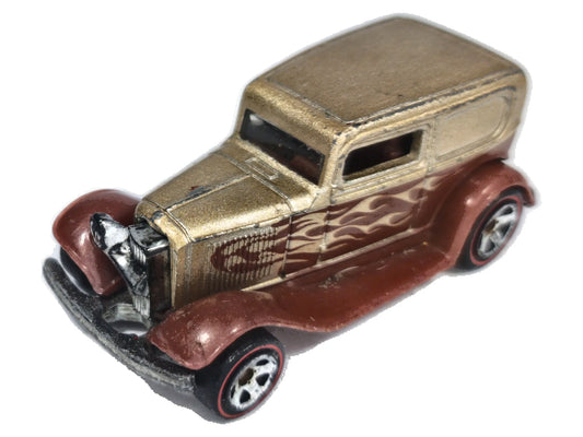 Ford Model A Delivery Hot Wheels 1988 Redline 1:64 Luzak Brązowy