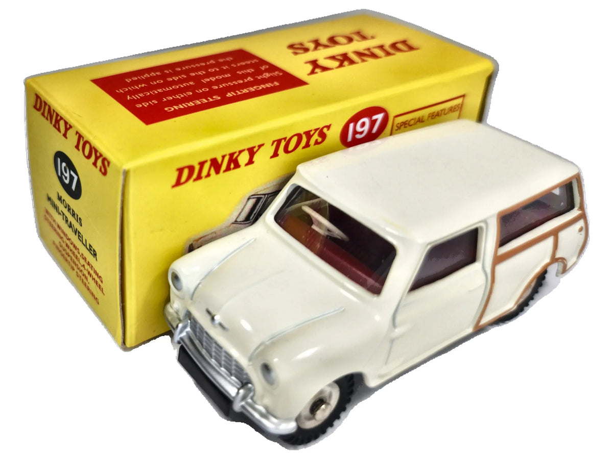 MORRIS MINI TRAVELLER Dinky Toys Biały 1:37