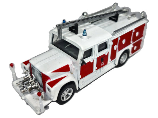 AUTOPOMPE INTERNATIONAL 1627 WASTERLAIN BELGIUM, AmerCom 1973, Biały, 1:50