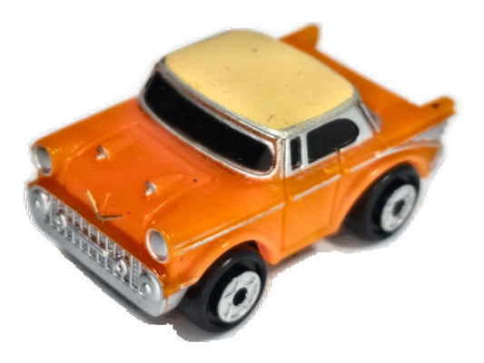 CHEVROLET BEL AIR 1957 Choro-Q Micro Machines Pomarańczowy 1:140