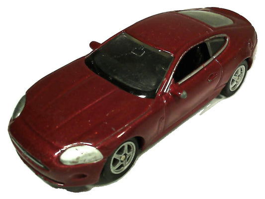 JAGUAR XK COUPE, Welly, Resoraki, Die cast, Czerwony 1:64