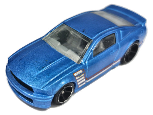 '07 Ford Mustang Hot Wheels 2008 Niebieski 1:64 Muscle Car