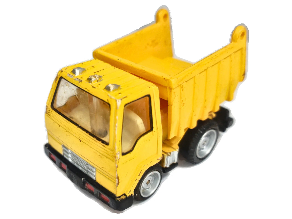 DUMP TRUCK, WYWROTKA, Zylmex Ok. 1978–1985, Die cast, Żółty, 1:64, Resoraki