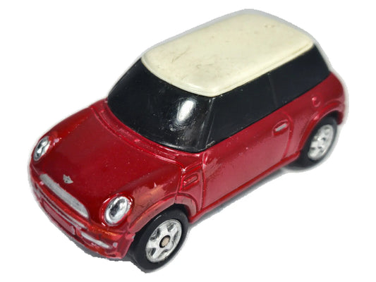 MINI COOPER, Maisto, Die cast, Czerwony, 1:53, Resoraki