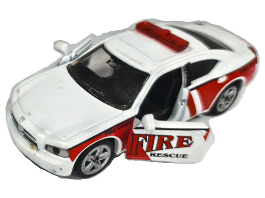 Dodge Charger SIKU 1:57 FIRE RESCUE Luzak Biały Straż pożarna