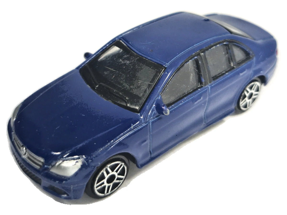 MERCEDES-BENZ C SALOON CLASS, HTI, Die cast, Niebieski, 1:64, Resoraki