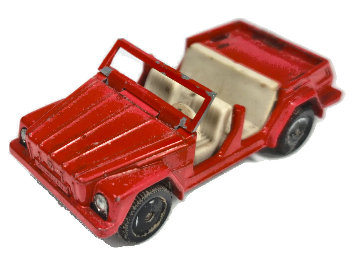 Volkswagen 181 SIKU 1983 1:52 Made in W.-Germany Luzak Czerwony 2xMetal