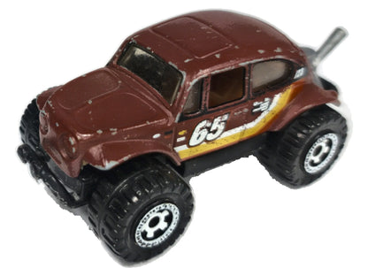 Volkswagen Beetle 4X4 Matchbox 2006 1:52 65 Luzak Brązowy