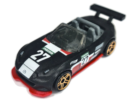 2015 MAZDA MX-5 MIATA, Hot Wheels 2015, Die cast DHP05 Czarny 1:50 Resoraki