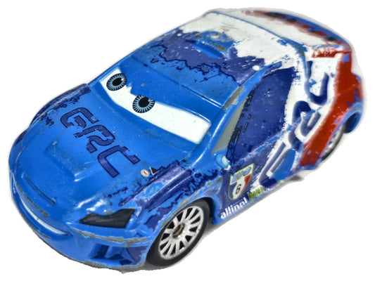 Raoul ÇaRoule Disney Cars 1:64 Samochód rajdowy allinol Luzak Niebieski